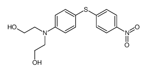 2-{(2-hydroxyethyl)[4-(4-nitrophenylthio)phenyl]amino}ethan-1-ol Structure