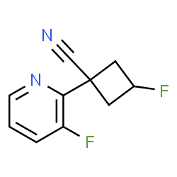 顺-3-氟-1-(3-氟吡啶-2-基)环丁烷-1-腈图片