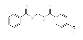 (4-methoxybenzamido)methyl benzoate Structure