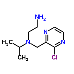 N-[(3-Chloro-2-pyrazinyl)methyl]-N-isopropyl-1,2-ethanediamine Structure