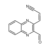 (Z)-3-(3-formylquinoxalin-2-yl)acrylonitrile结构式