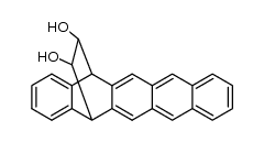 5,14-dihydro-15,16-dihydroxy-5,14-ethanopentacene结构式