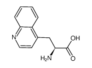 (S)-2-amino-3-(quinolin-4-yl)propanoic acid structure