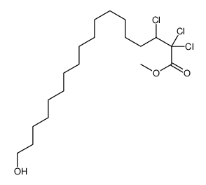 methyl 2,2,3-trichloro-18-hydroxyoctadecanoate结构式