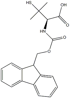 Fmoc-L-Penicillamine结构式