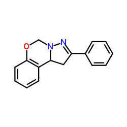 2-Phenyl-1,10b-dihydropyrazolo[1,5-c][1,3]benzoxazine结构式
