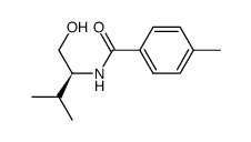 N-p-toluoyl valinol Structure