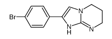 2-(4-bromophenyl)-1,5,6,7-tetrahydroimidazo[1,2-a]pyrimidine结构式