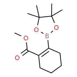 2-(甲氧基羰基)-1-环己烯-1-硼酸频哪醇酯结构式