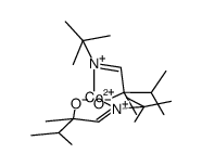 bis(1-(tert-butylimino)-2,3-dimethylbutan-2-olate)cobalt(II) Structure