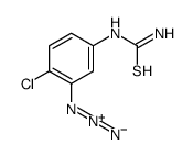 1-(3-azido-4-chlorophenyl)-2-thiourea结构式
