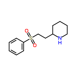 2-[2-(Phenylsulfonyl)ethyl]piperidine Structure