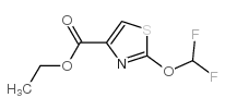 4-Thiazolecarboxylicacid,2-(difluoromethoxy)-,ethylester(9CI) picture