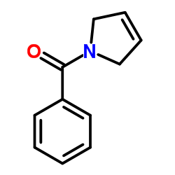 N-苯甲酰基-3-吡咯啉结构式