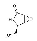 (1R,4R,5R)-4-Hydroxymethyl-6-oxa-3-aza-bicyclo[3.1.0]hexan-2-one Structure