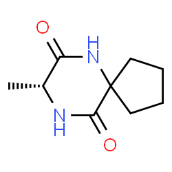 6,9-Diazaspiro[4.5]decane-7,10-dione,8-methyl-,(R)-(9CI)结构式