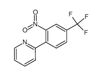 2-(2-nitro-4-(trifluoromethyl)phenyl)pyridine结构式