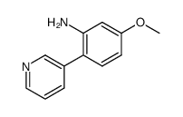 5-methoxy-2-pyridin-3-ylphenylamine结构式