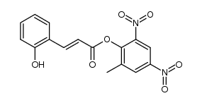 2-Methyl-4,6-dinitrophenyl 2'-hydroxycinnamate结构式