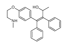 (E)-α-Methyl-β-[[4-[2-(Methylamino)ethoxy]phenyl]phenylmethylene]benzeneethanol Structure