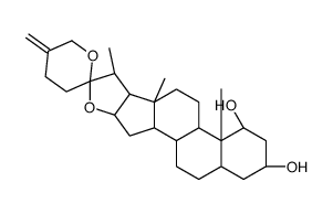 5β-Spirost-25(27)-ene-1β,3β-diol Structure