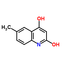 6-Methyl-2,4-dihydroxyquinoline structure