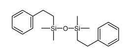 1,1,3,3-tetramethyl-1,3-di(2-phenylethyl) disiloxane structure