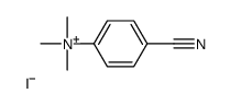 (4-cyanophenyl)-trimethylazanium,iodide Structure