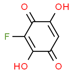 2,5-Cyclohexadiene-1,4-dione,3-fluoro-2,5-dihydroxy-(9CI) Structure