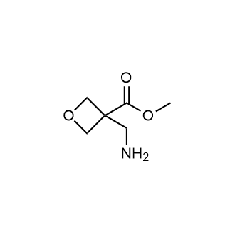 3-Oxetanecarboxylic acid, 3-(aminomethyl)-, methyl ester Structure