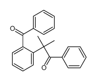 2-(2-benzoylphenyl)-2-methyl-1-phenylpropan-1-one Structure