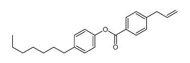 (4-heptylphenyl) 4-prop-2-enylbenzoate结构式
