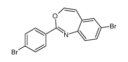 7-Bromo-2-(p-bromophenyl)-3,1-benzoxazepine picture