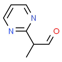 2-Pyrimidineacetaldehyde, alpha-methyl- (9CI) Structure