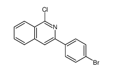 1-chloro-3-(4-bromophenyl)isoquinoline结构式