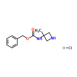 Benzyl (3-Methylazetidin-3-Yl)Carbamate Hydrochloride structure