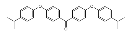 bis[4-(4-propan-2-ylphenoxy)phenyl]methanone Structure