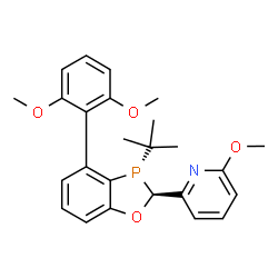 2-((2S,3S)-3-(叔丁基)-4-(2,6-二甲氧基苯基)-2,3-二氢苯并[d][1,3]氧杂磷杂环戊烯-2-基)-6-甲氧基吡啶结构式