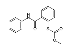 S-Methoxycarbonyl-N-phenyl-2-mercapto-benzamid Structure