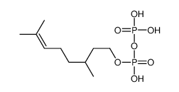 6,7-dihydrogeranyl pyrophosphate Structure