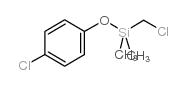 CHLOROMETHYL(4-CHLOROPHENOXY)DIMETHYLSILANE Structure