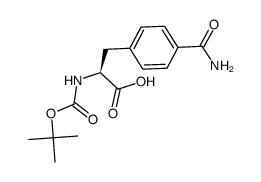 Boc-L-4-氨基甲酰基苯丙氨酸图片