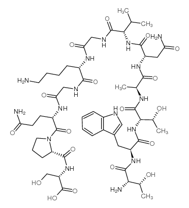 Thrombin B-Chain (147-158) (human)结构式