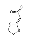 2-(nitromethylidene)-1,3-dithiolane Structure