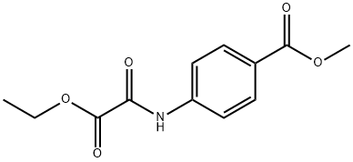 Methyl 4-([ethoxy(oxo)acetyl]amino)benzoate Structure