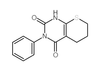 4-phenyl-10-thia-2,4-diazabicyclo[4.4.0]dec-11-ene-3,5-dione结构式