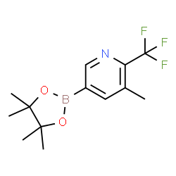 3-Methyl-2-trifluoromethylpyridine-5-boronic acid pinacol ester structure