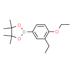 4-Ethoxy-3-ethylphenylboronic acid pinacol ester Structure