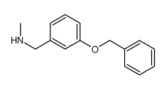 N-(3-(BENZYLOXY)BENZYL)-N-METHYLAMINE结构式