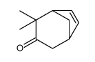 4,4-dimethylbicyclo[3.2.1]oct-6-en-3-one结构式